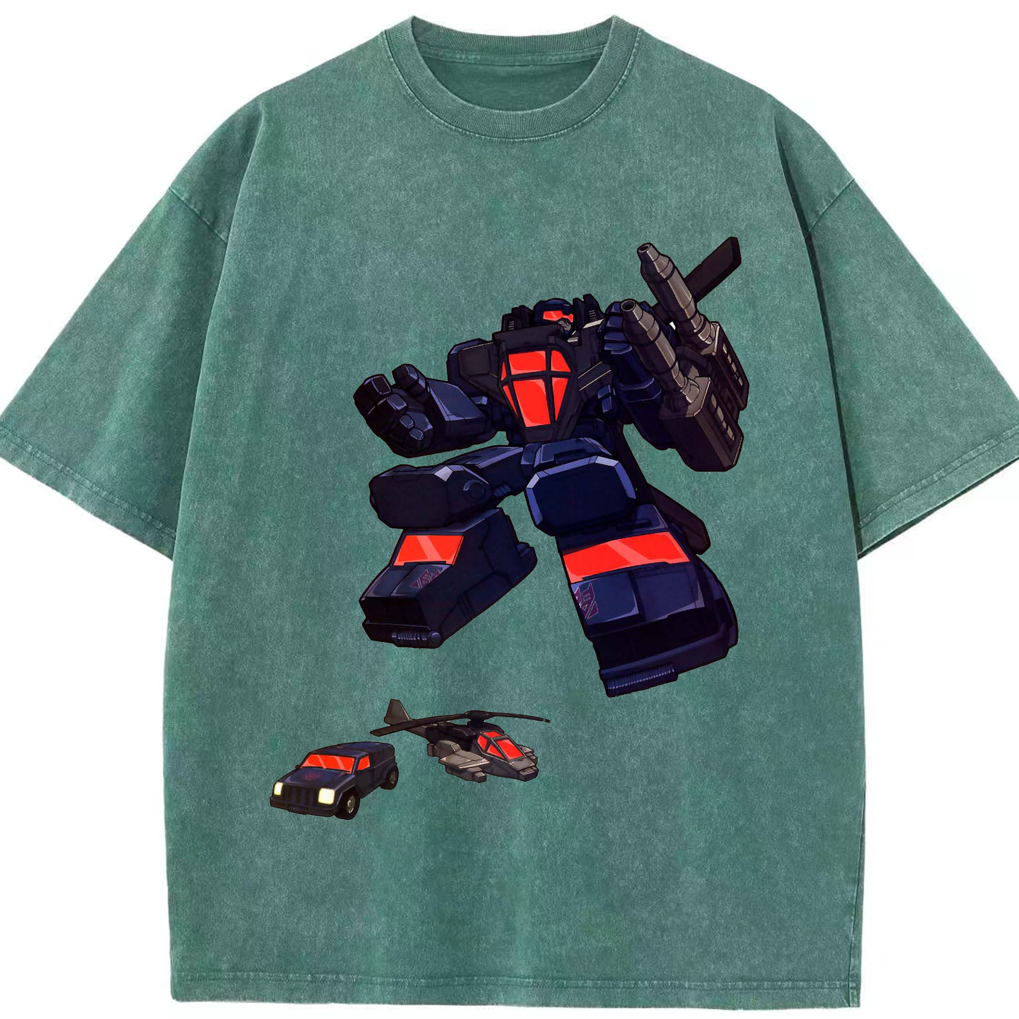 （画像用）  綿100% ヴィンテージ風 半袖Tシャツ（フロントプリント）